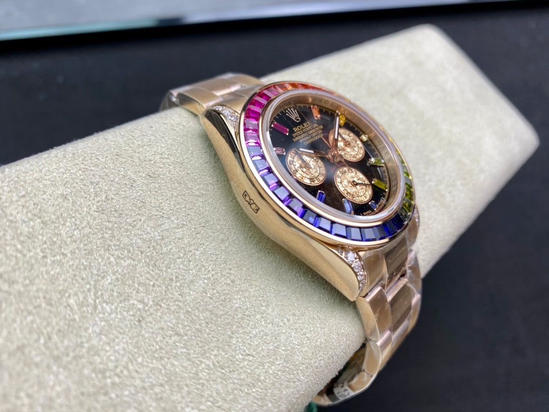 Rolex Rainbow Daytona – Exquisite Craftsmanship and Vibrant Design