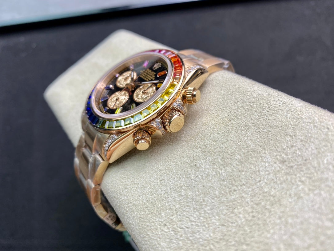 Rolex Rainbow Daytona – Exquisite Craftsmanship and Vibrant Design