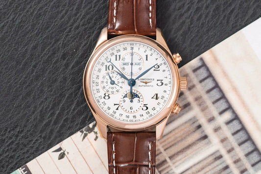 Longines Master Collection Elegant Series 42mm Eight-Hand Moonphase