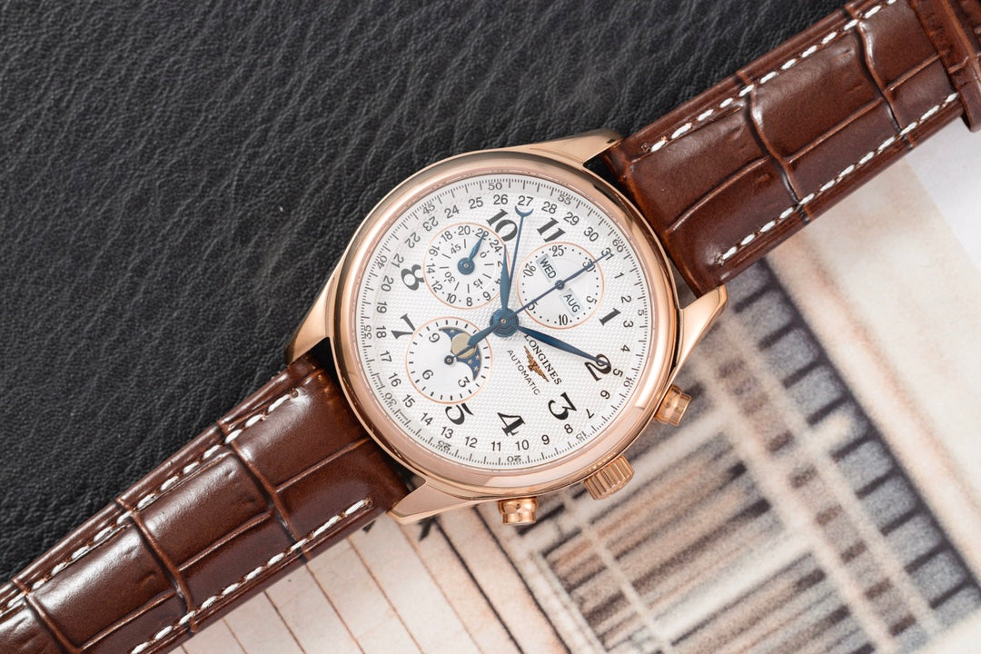 Longines Master Collection Elegant Series 42mm Eight-Hand Moonphase