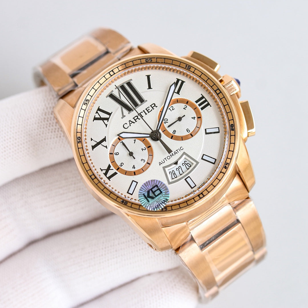 Cartier Calibre Series Watch with Original Imported 9100 Movement