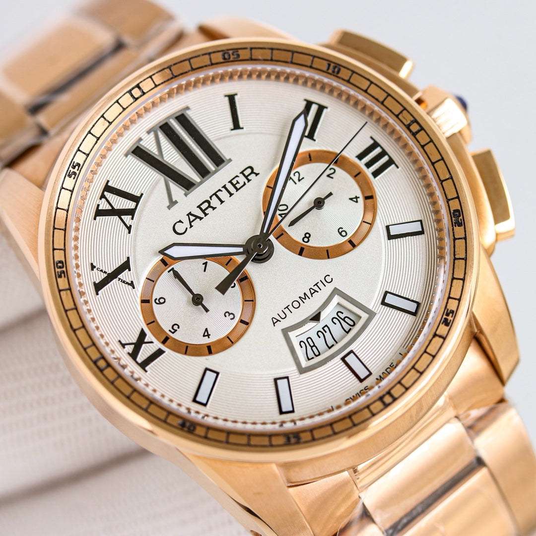 Cartier Calibre Series Watch with Original Imported 9100 Movement