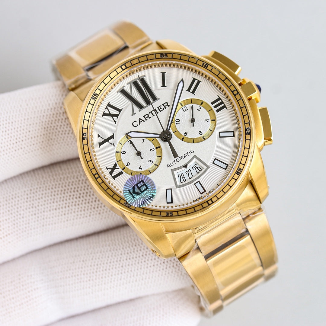 Cartier Calibre Series Watch with Original Imported 9100 Movement