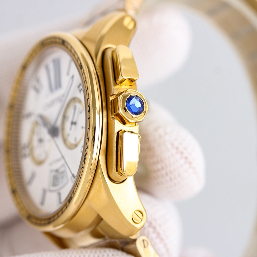 Cartier Calibre Series Watch with Original Imported 9100 Movement