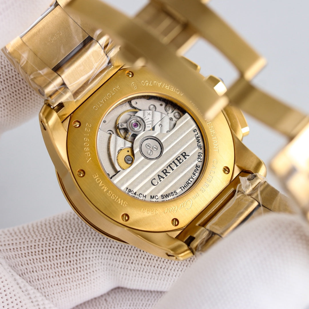 Cartier Calibre Series Watch with Original Imported 9100 Movement