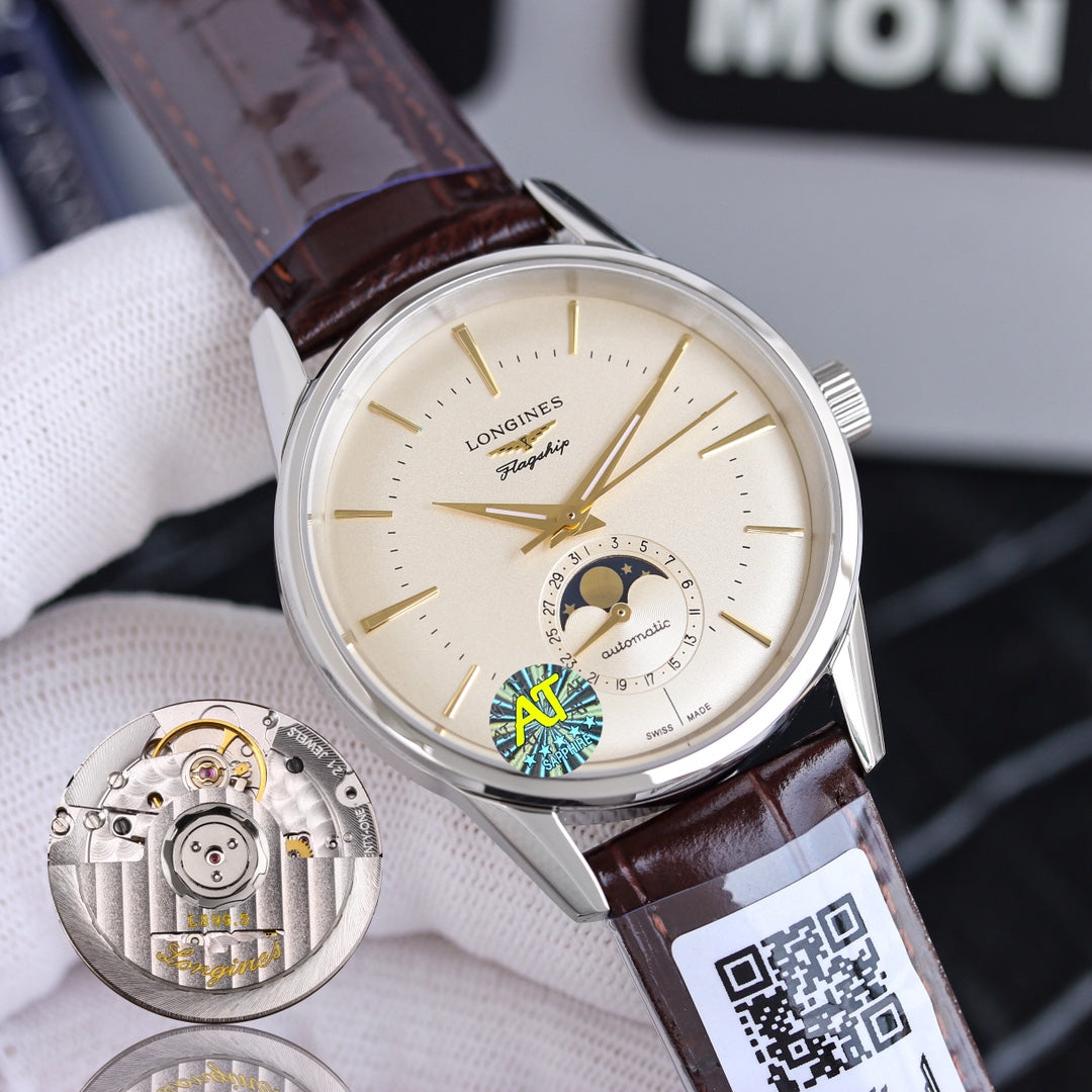 “Longines Flagship Classic Reissue Sun, Moon & Stars Watch”
