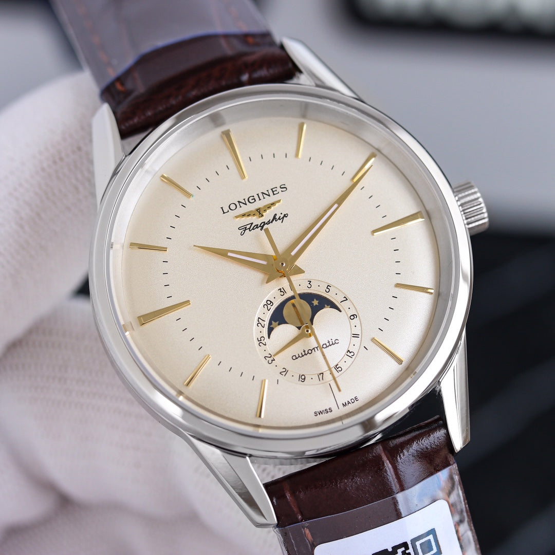 “Longines Flagship Classic Reissue Sun, Moon & Stars Watch”